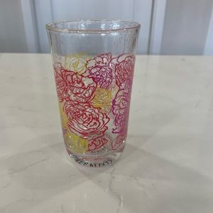 Anthropologie Paint and Petals Flora Juice Glass